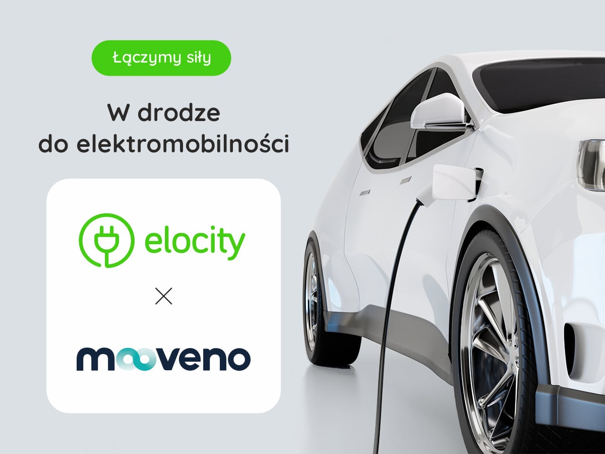 Jeszcze łatwiejsze zarządzanie flotą EV dzięki partnerstwu Elocity i Mooveno